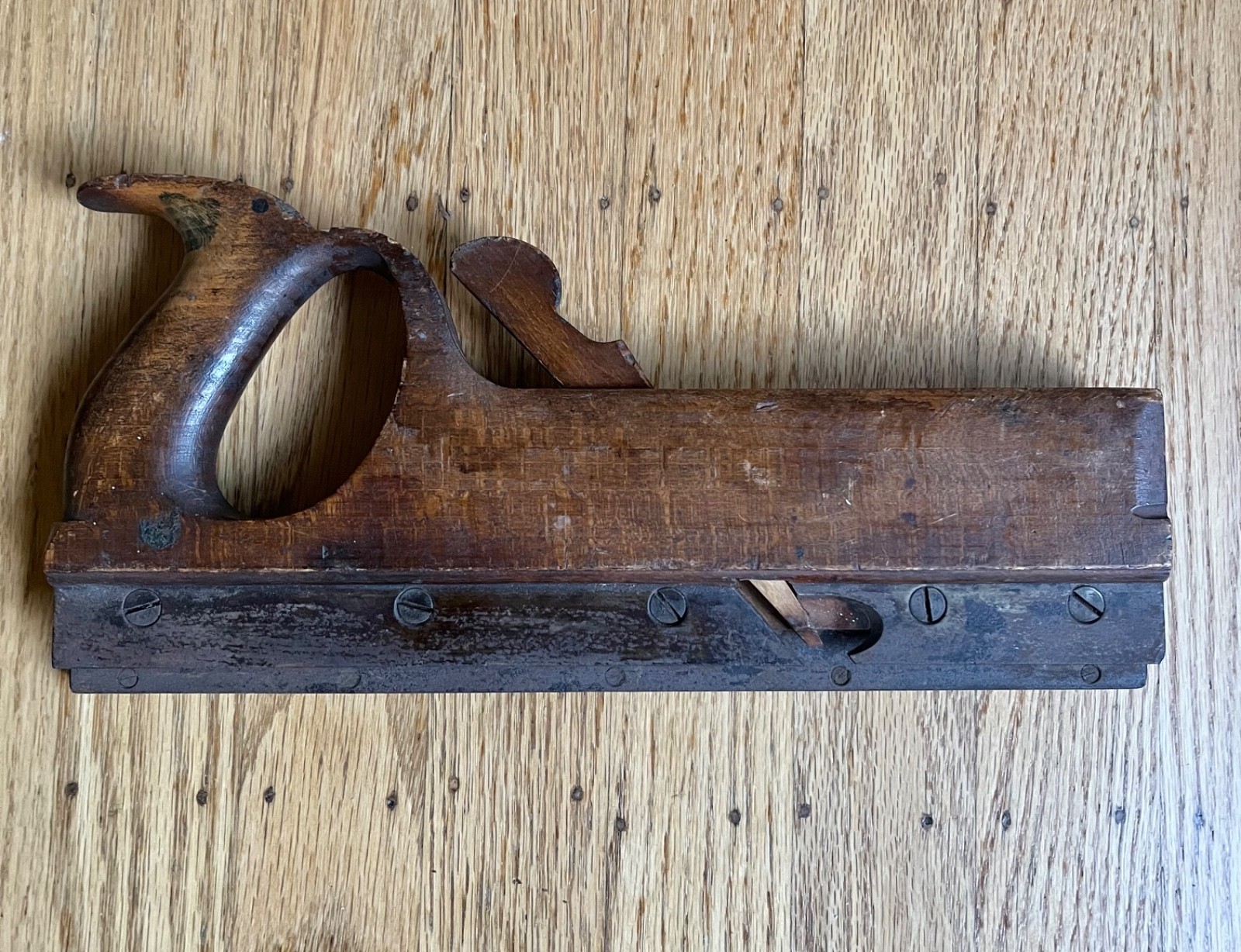 Antique Wooden Hand Planer Greenfield Tool Co No. 401 3/4 Plane Wm Ryan