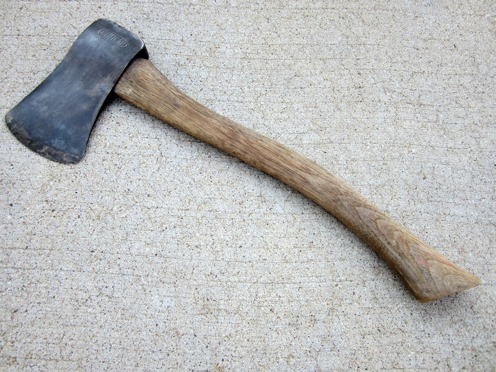 Vintage Sears Dunlap 2lb Short Handle Single Bit Axe USA