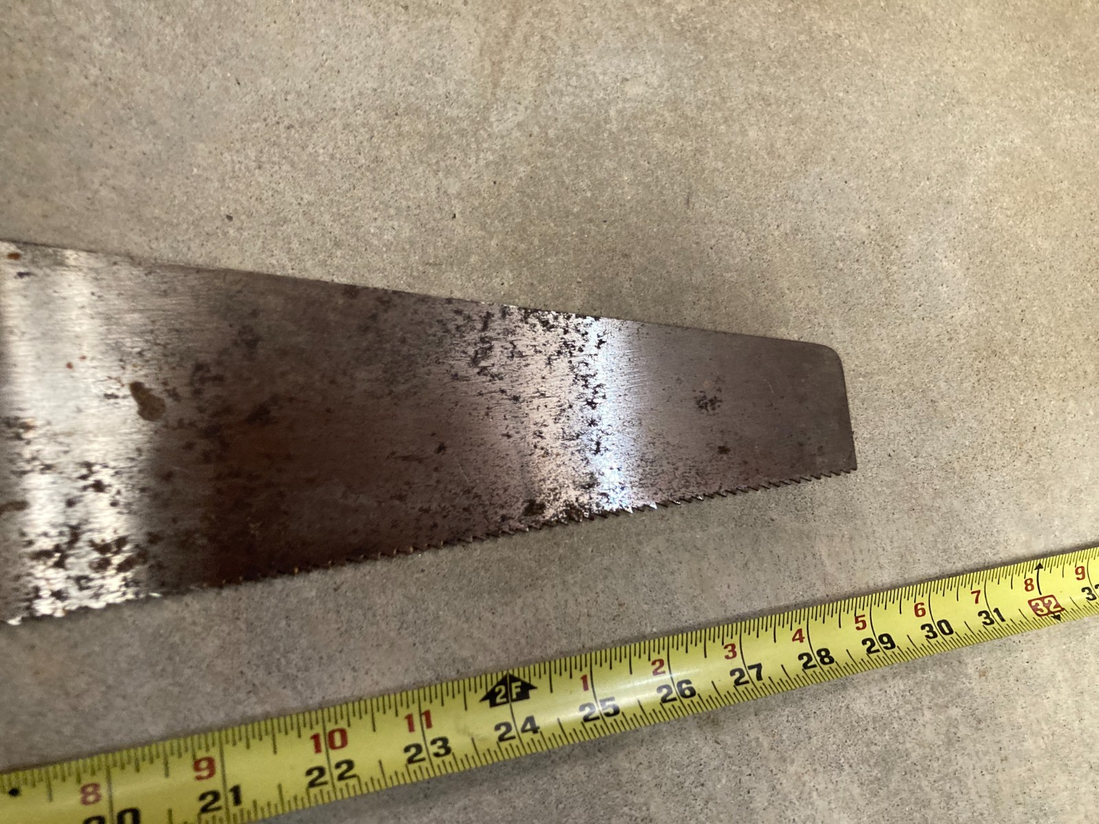 Atkins Handsaw Blade Etching No. 58 RELIABLE 5 1/2 TPI 26 inch blade