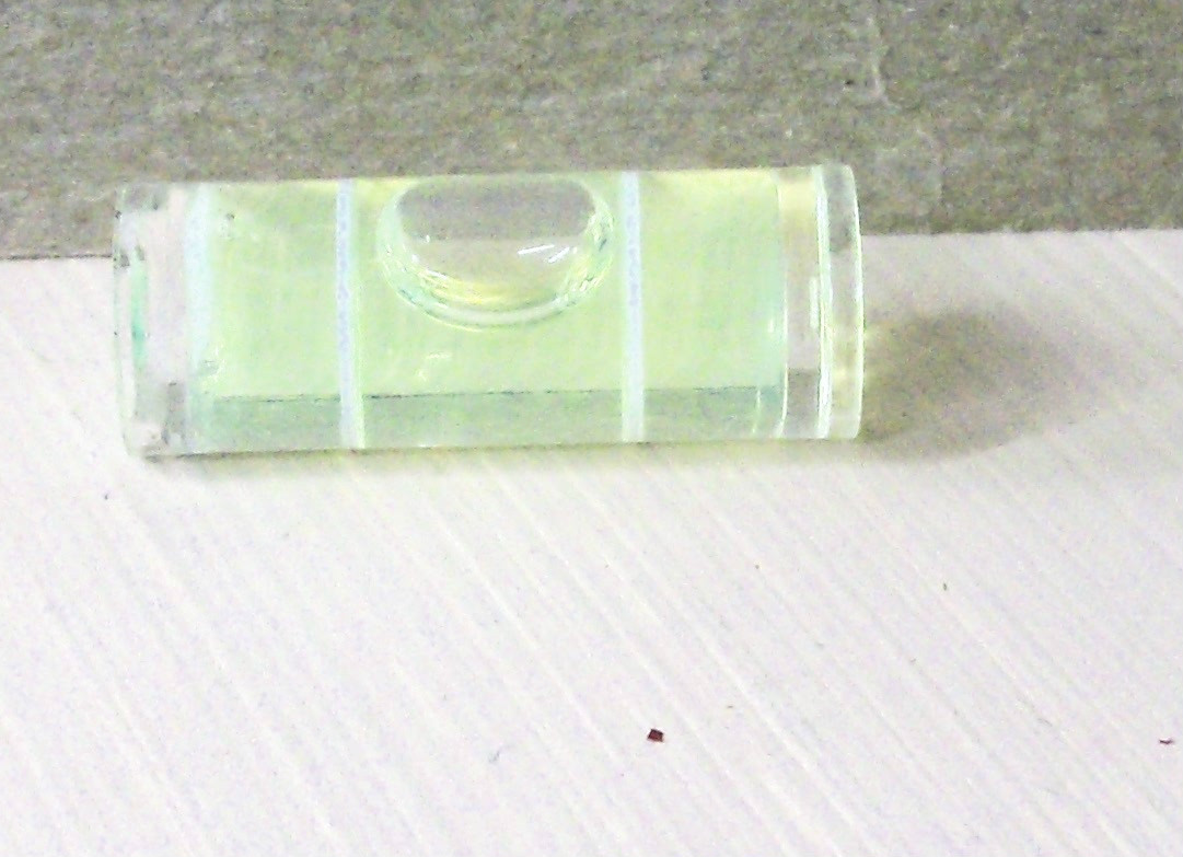 Stanley Level Vial 3/8 x 1 Light Green Yellow Single Line 42-701 NEW
