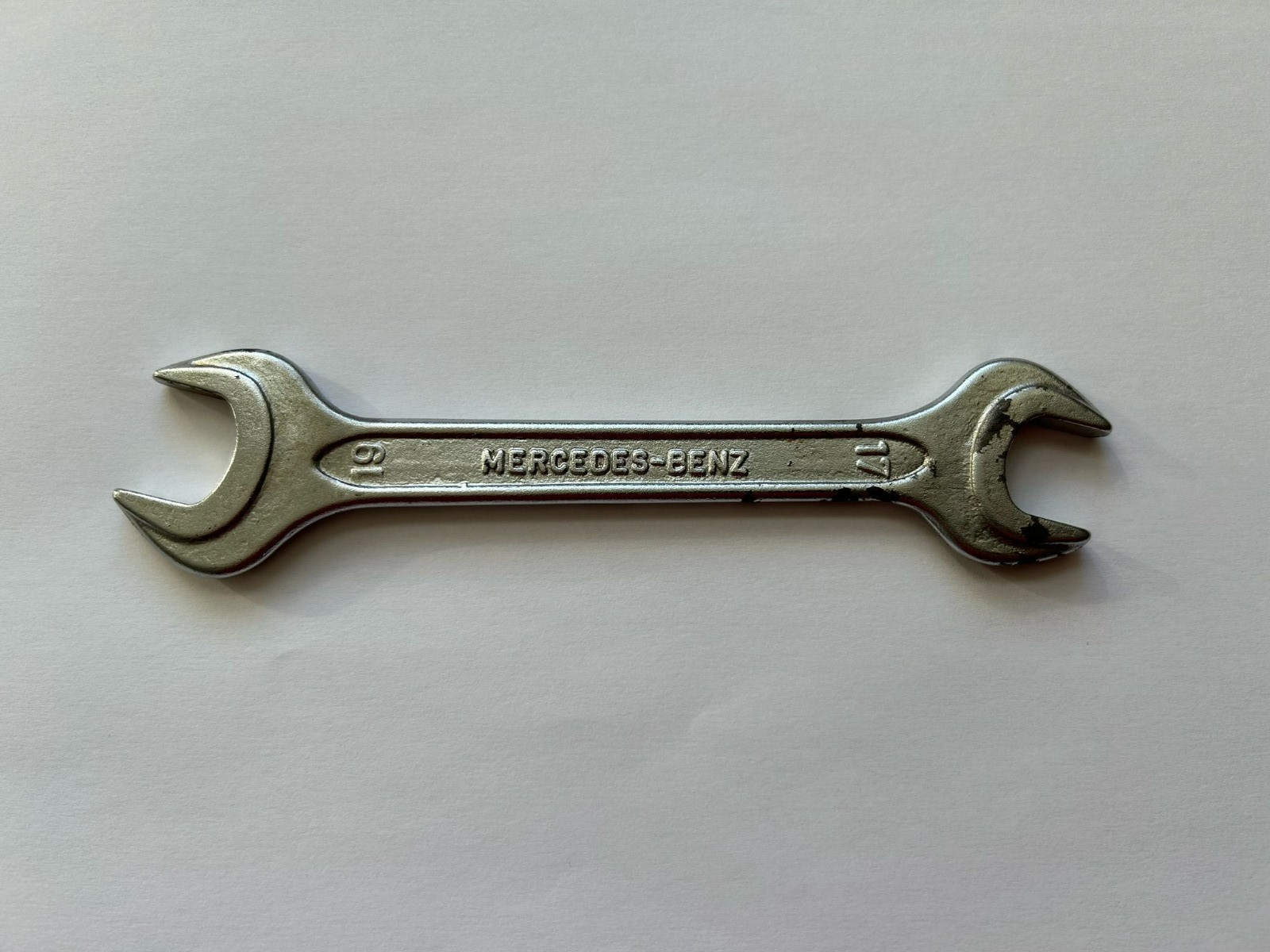 Vintage Walter Mercedes Benz Open Ended Spanner Wrench Tool 17mm and 19mm