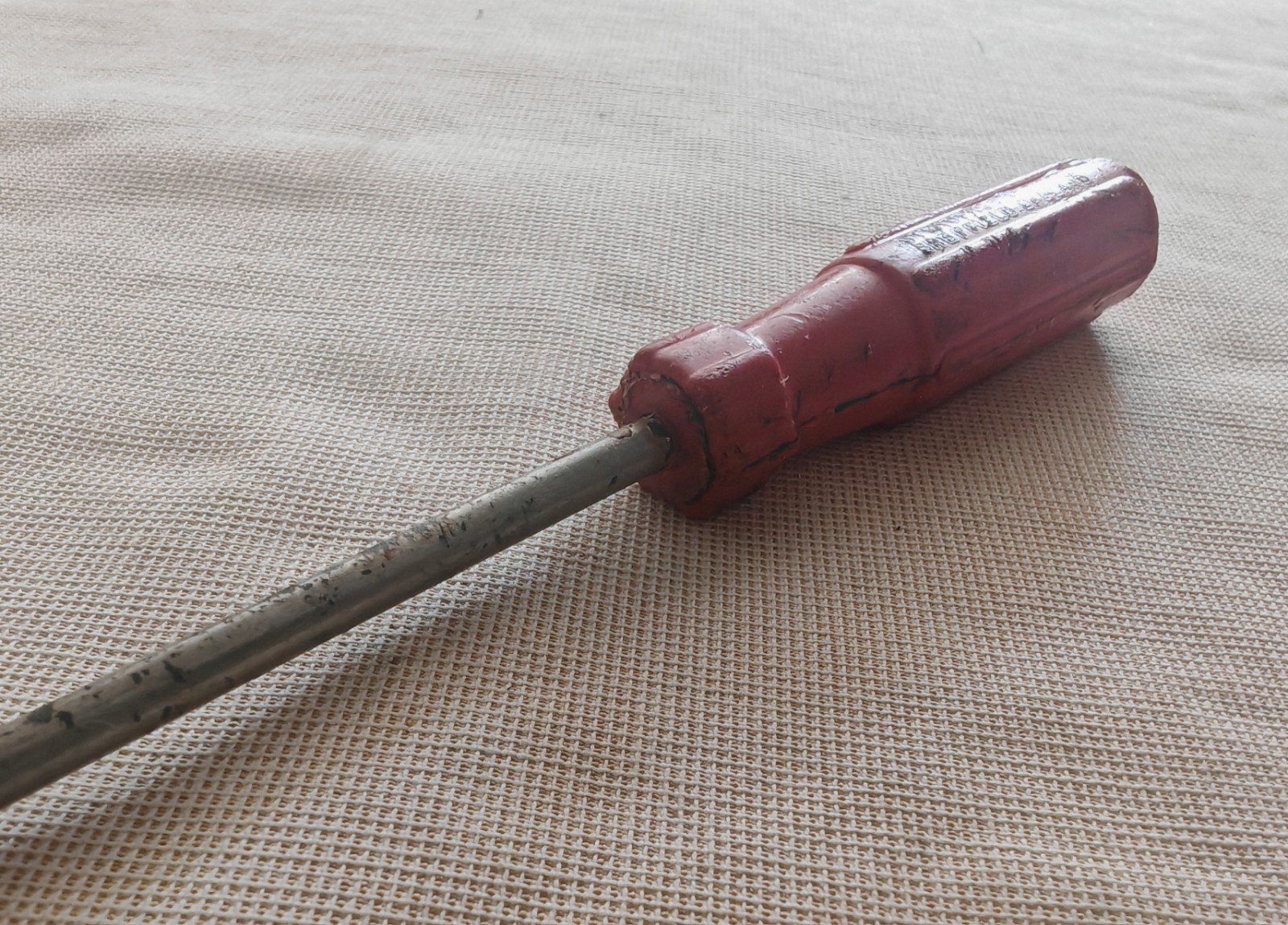 Vintage Steadfast Flat Head Screwdriver 27cm Long Reach Slotted Hand Tool