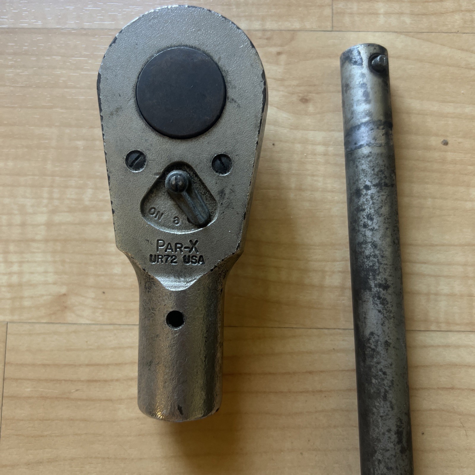 PAR-X UR72 3/4 Drive Ratchet Head; Handle; and UE62 6-Inch Extension