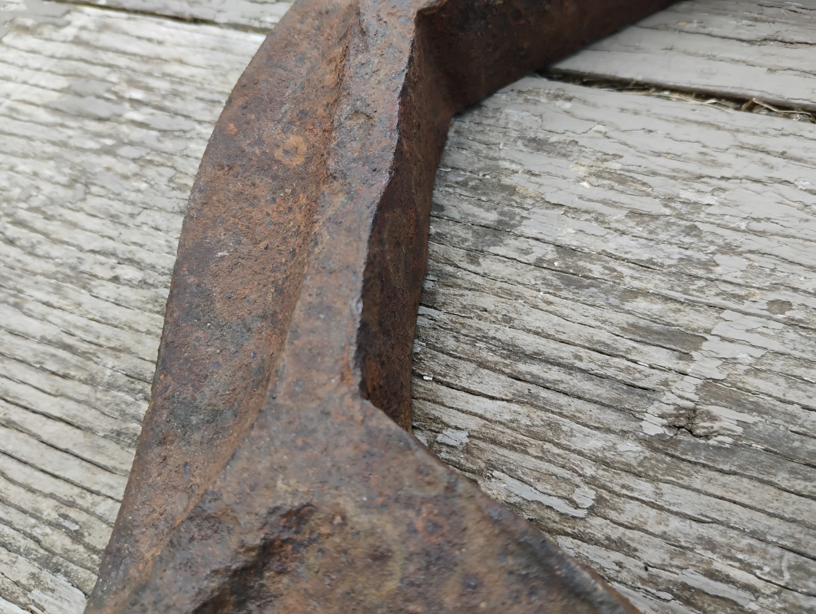 HUGE Antique Standard Oil Co. California Cast Iron Wrench • Industrial Tool