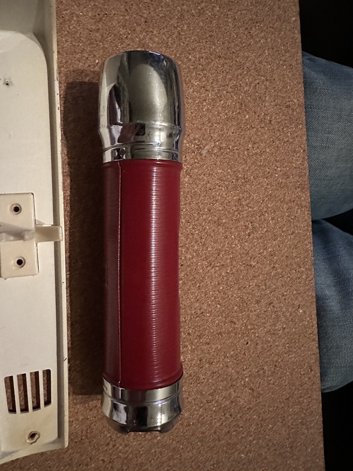 Vtg Japan Sunrise Red Emergency Light Flashlight NOS 2 D Batteries Wall Mount