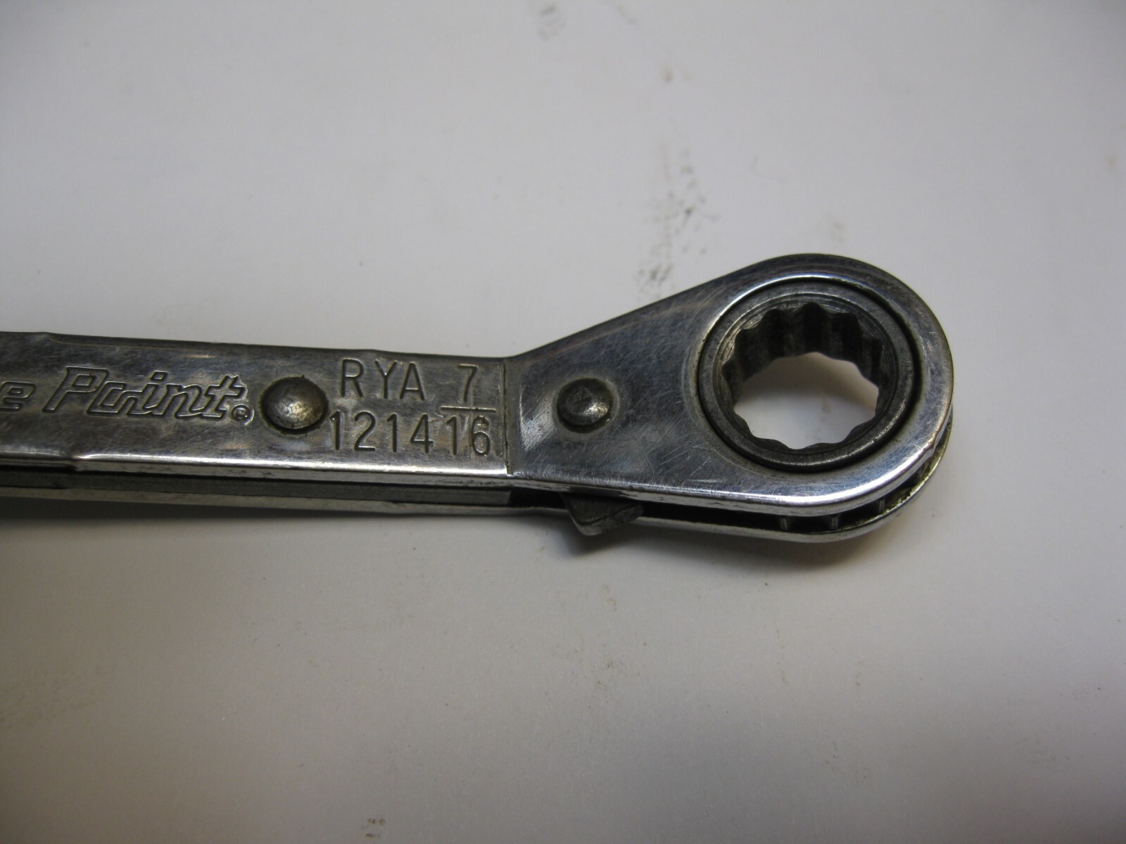 Blue Point tools 3/8″ X 7/16″ Standard 25° Offset Ratcheting Box Wrench RYA1214