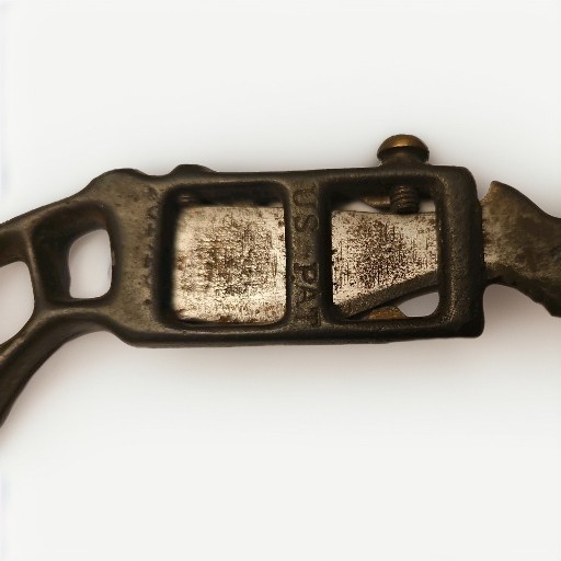 Antique Key Hole Saw With Pistol Grip, Allway With Original Blade