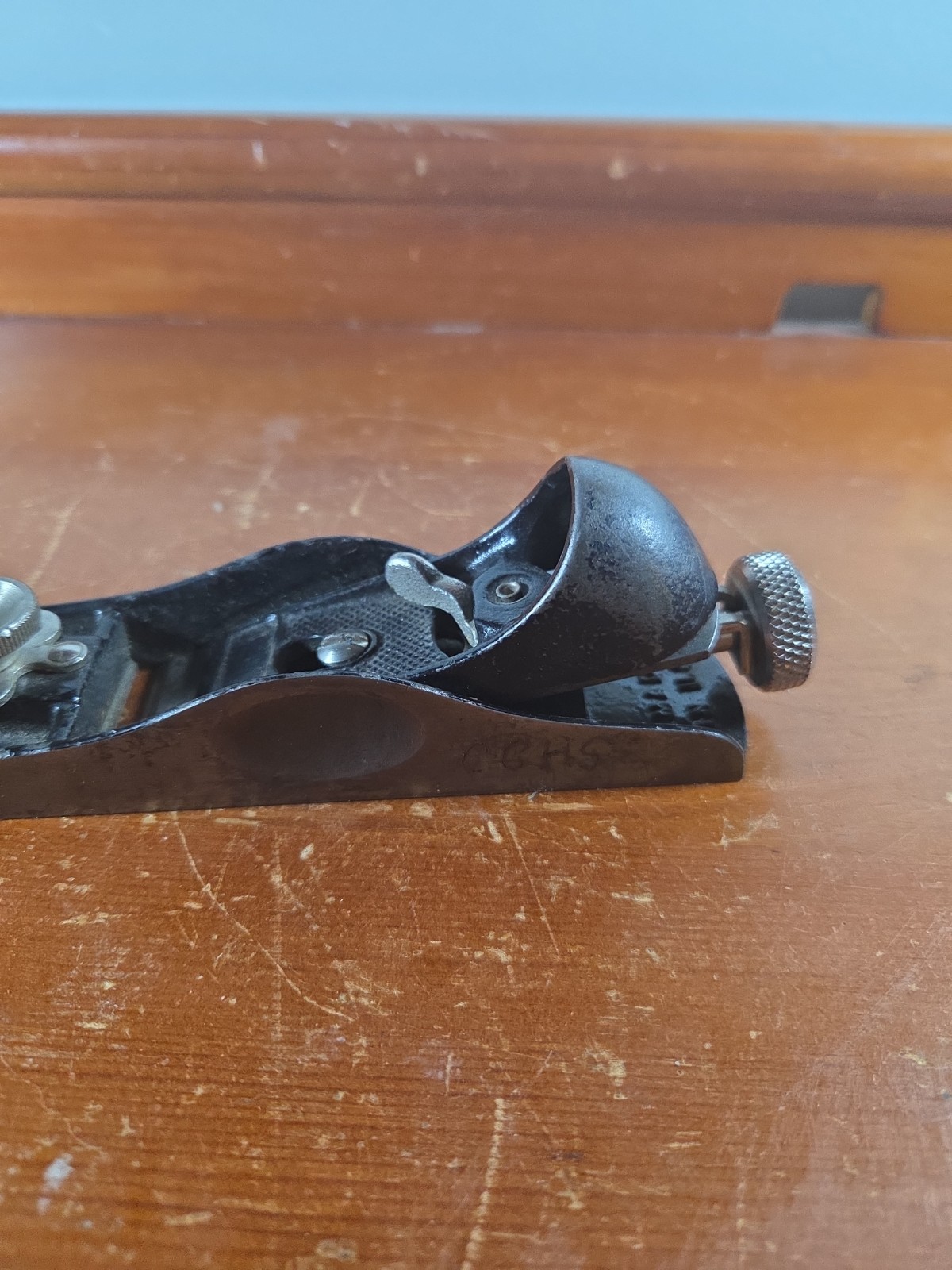 STANLEY No. G12-060 LOW ANGLE ADJUSTABLE THROAT BLOCK PLANE MADE IN ENGLAND