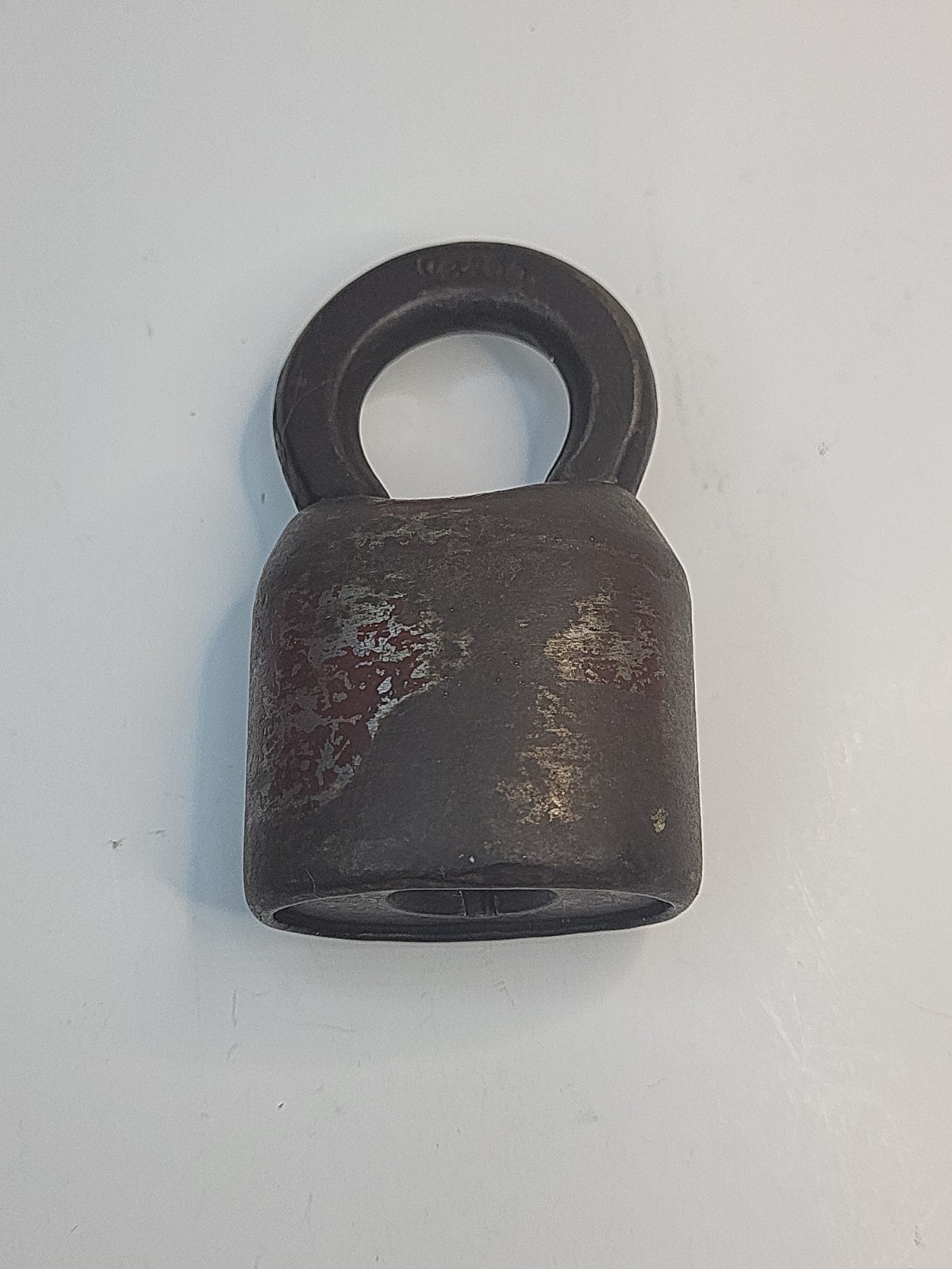 Antique Lock J.H.W. CLIMAX Co. NEWARK, N.J. USA Heavy Duty Shackle Lock No Key