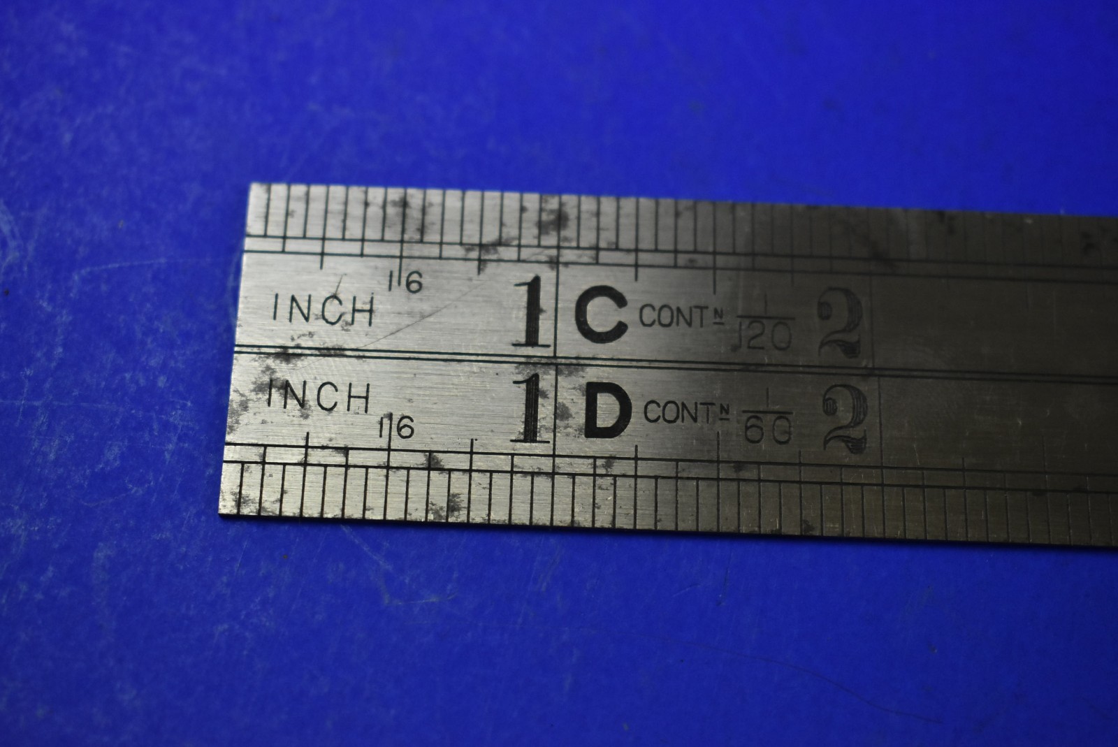 Old/Vintage, Chesterman Sheffield No. 1275D Contraction Rule, 1/120ths & 1/60th