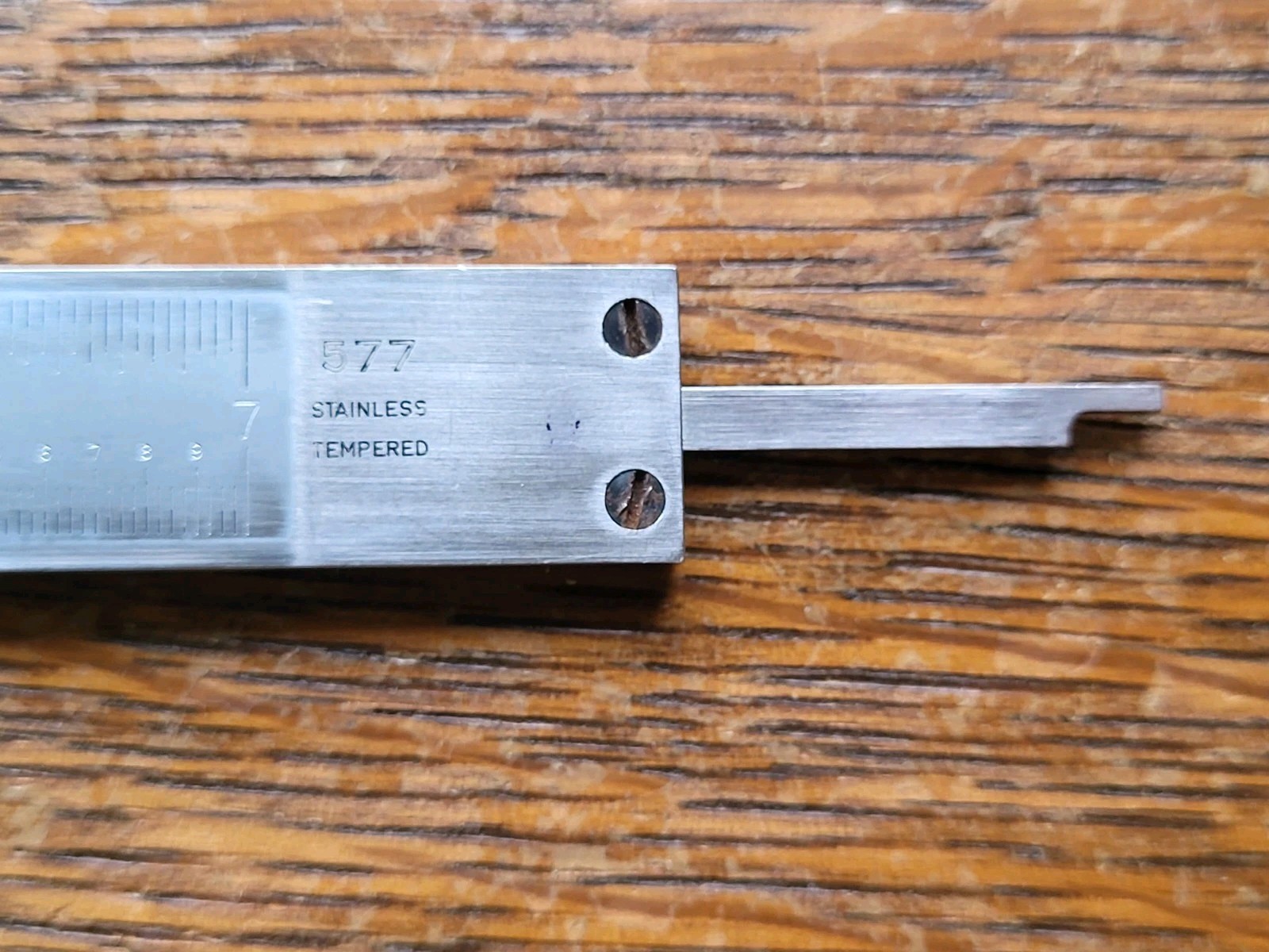 Vintage Brown & Sharpe No. 577 Swiss Made 7″ Vernier Caliper Machinist Tool