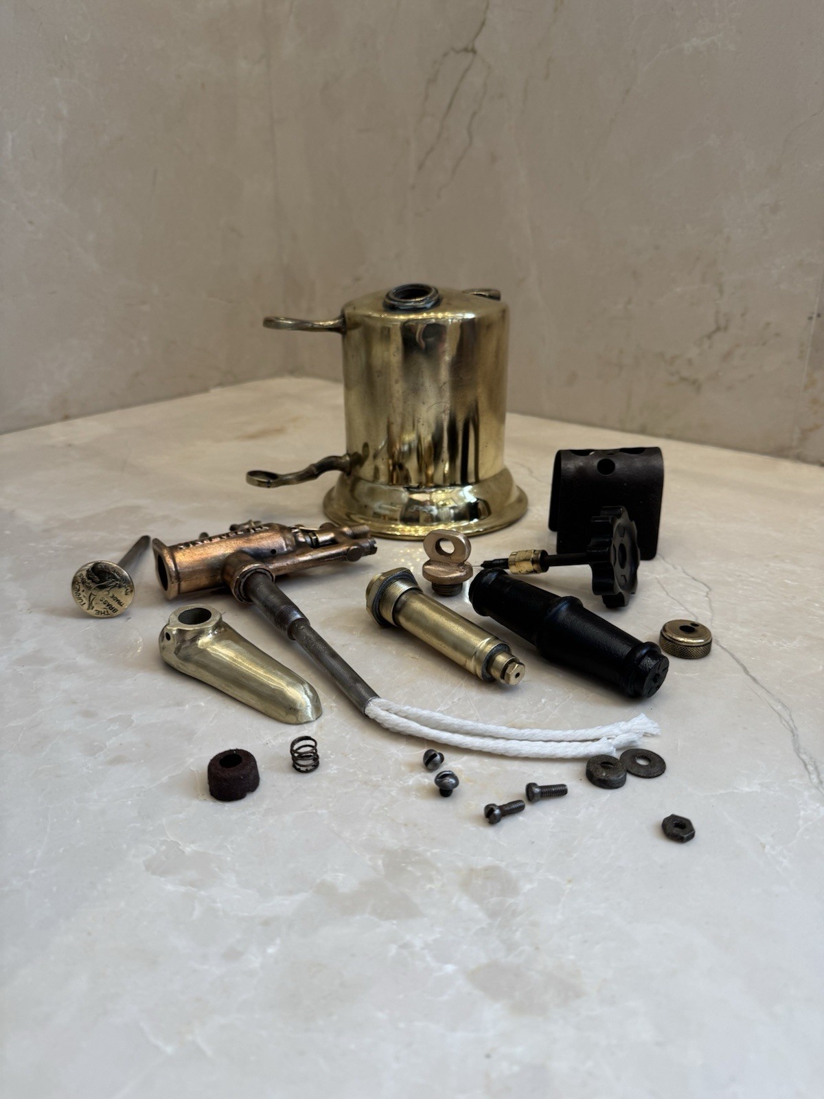 Vintage The Turner Brass Works Gasoline Blow Torch Sycamore Ill. No. 150-1