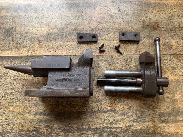 Antique BOYS TECH Anvil Bench Vise Gunsmith Jeweler Blacksmith Milwaukee Wi 1906