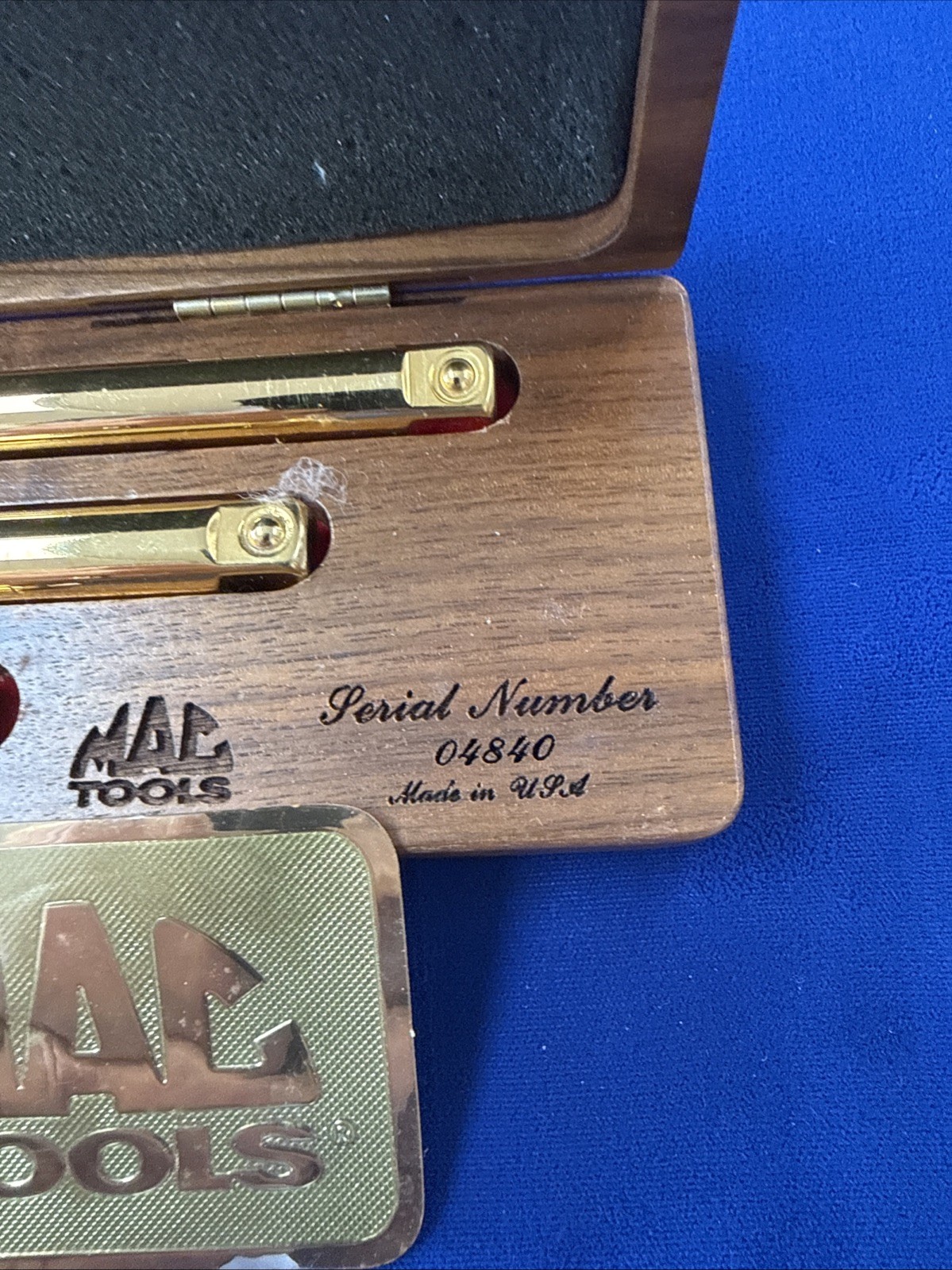 MAC TOOLS 24K Gold Plated 1991 Limited Edition Extensions
