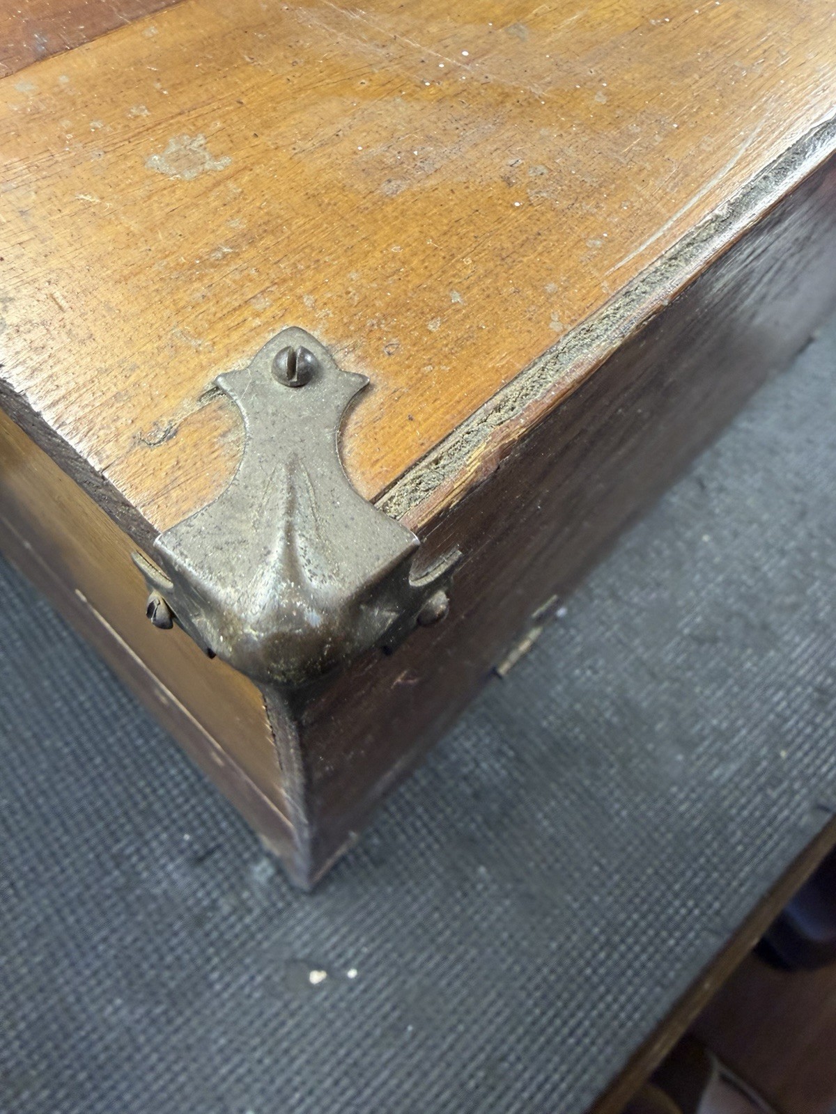 Vintage Wood Toolbox