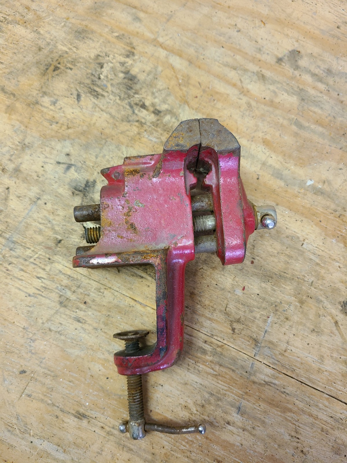 Vintage #2 BRINK & COTTON? 2 1/2″ JAW Anvil VISE MADE IN USA. See Details
