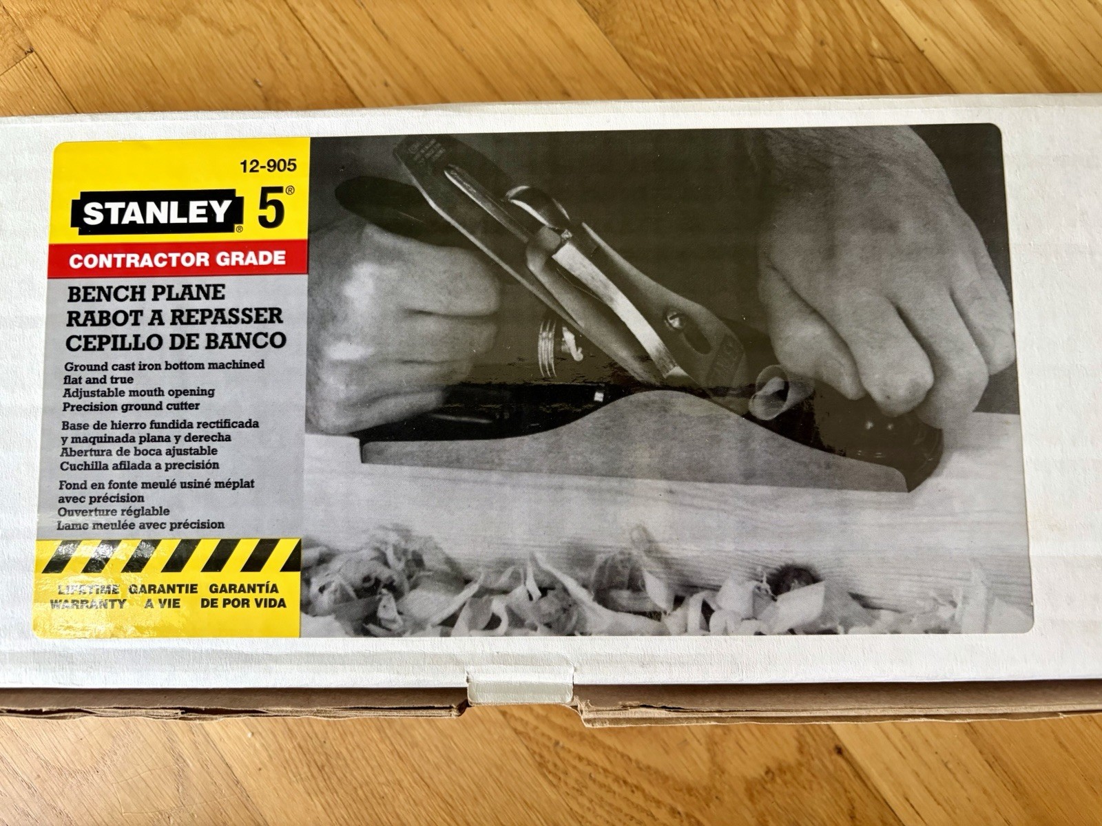 Stanley Bailey Plane No 5 Smooth Bottom 12-905 Bench Plane 14” Long 2” Blade NIB