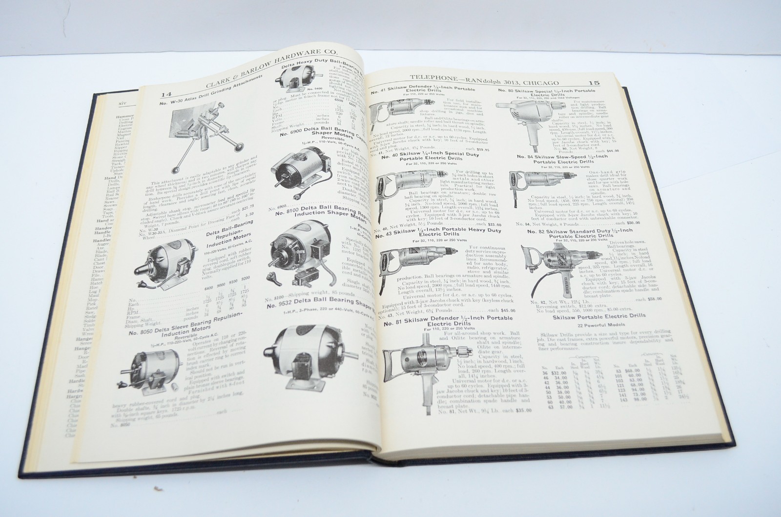 1941 Clark and Barlow Hardware Co. Chicago Catalog F Vtg