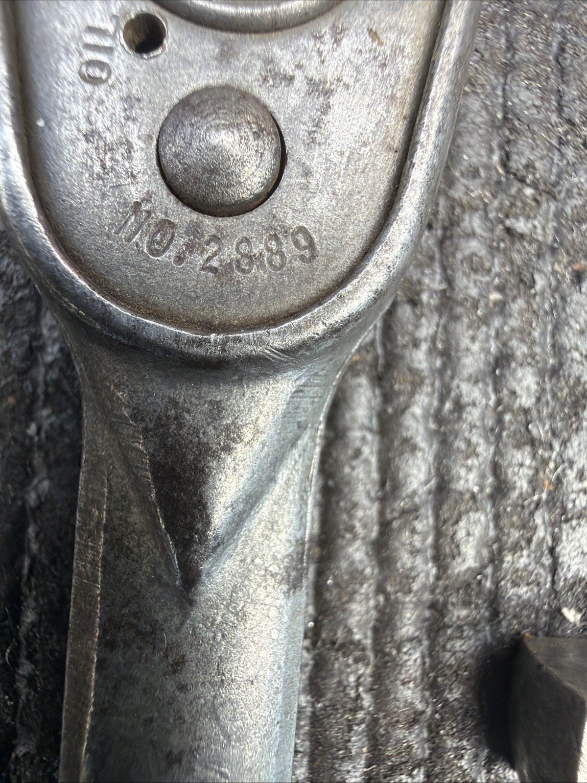 Vintage Duro Indestro Tools USA Ratchet 2889 1/4” Drive Rare Female W Plug
