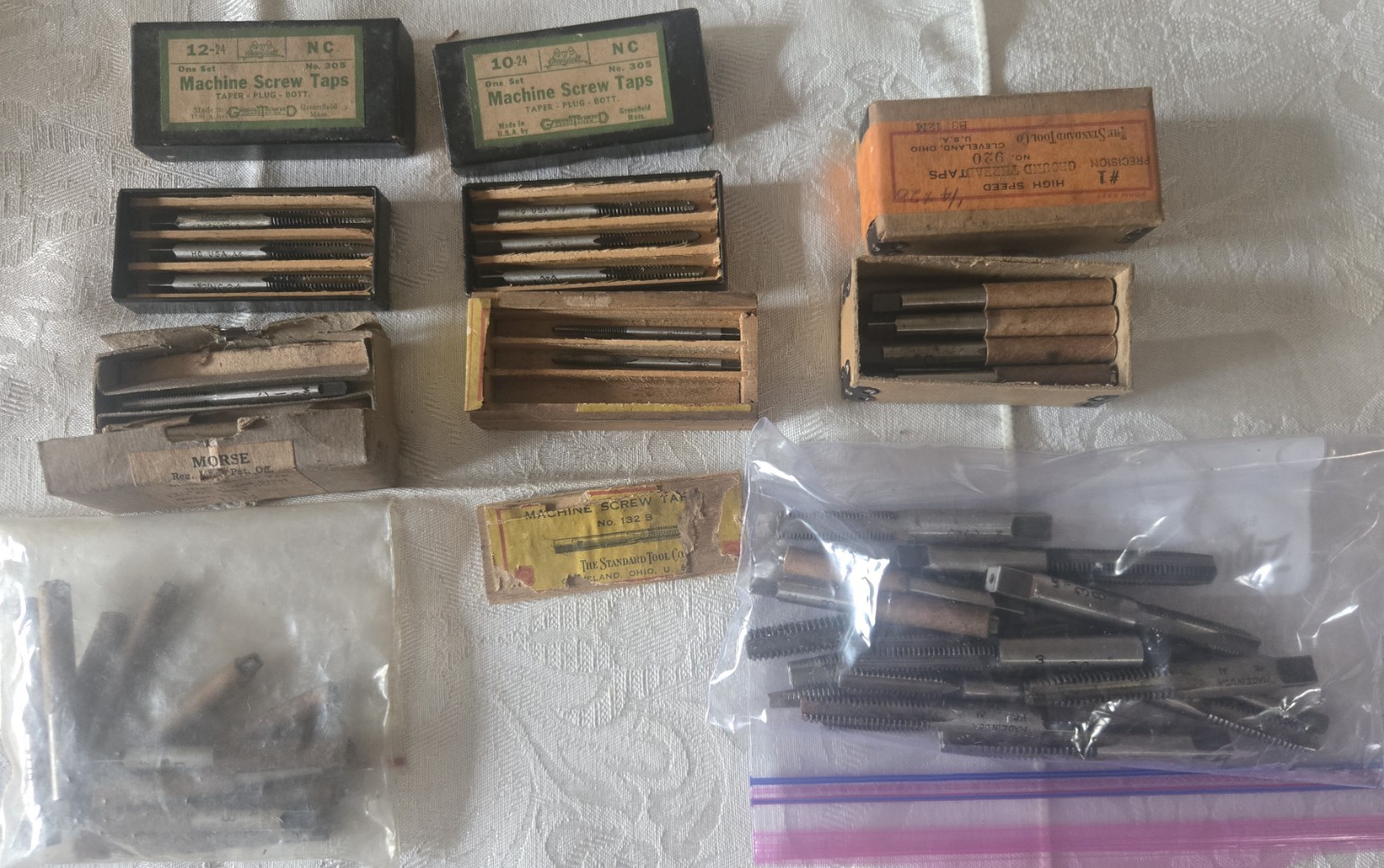 Vintage Lot of 43 Screw Taps