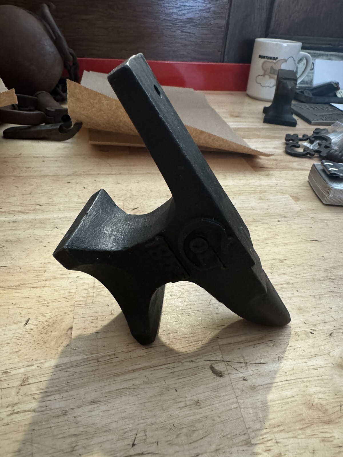 Colt Rifles Anvil Metal Gunsmith Gun Collector Paperweight Cast Iron Blacksmith