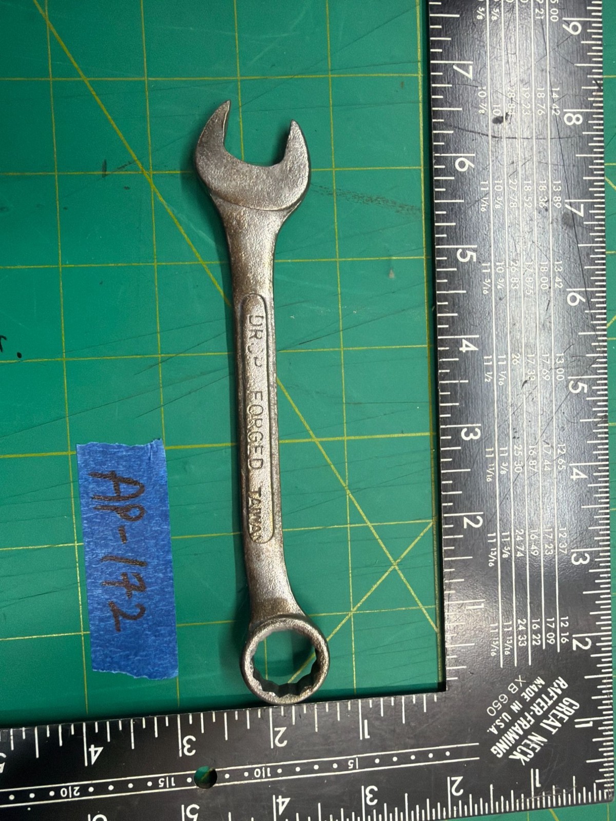 Vintage 6.5″ Long 5/8″ Drop Forged Combination Wrench Hand Tool Made in Taiwan