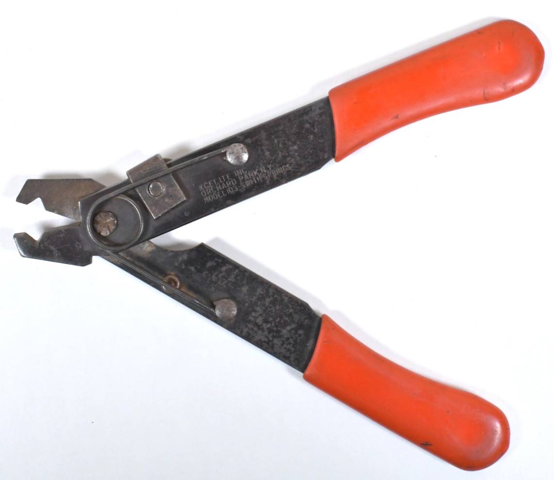 Vtg XCELITE 103-S with Spring Multi-Purpose Wire Stripper Cutter Made in USA