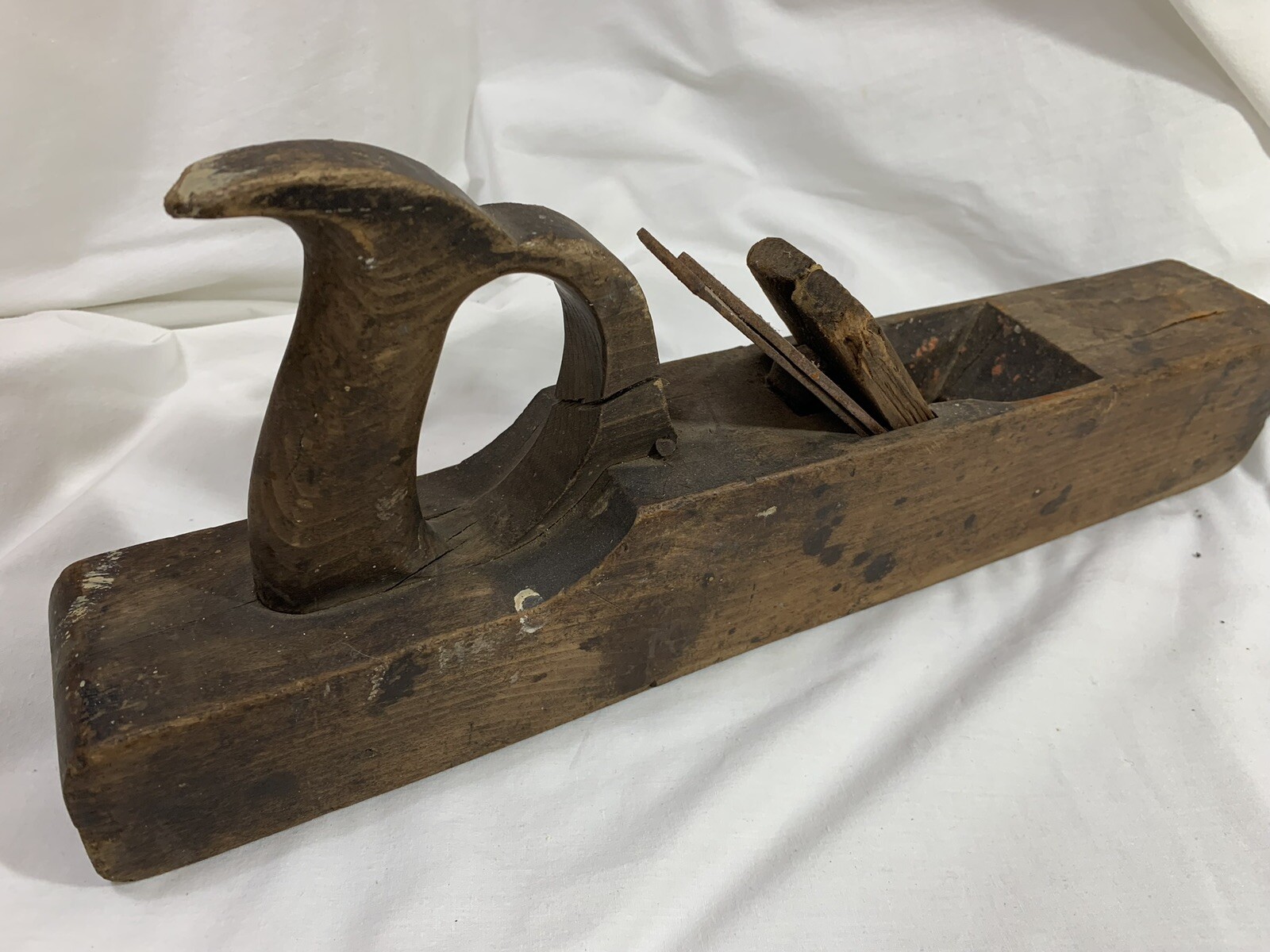 Vintage 16″ Wooden Block Plane 1800s 1900s