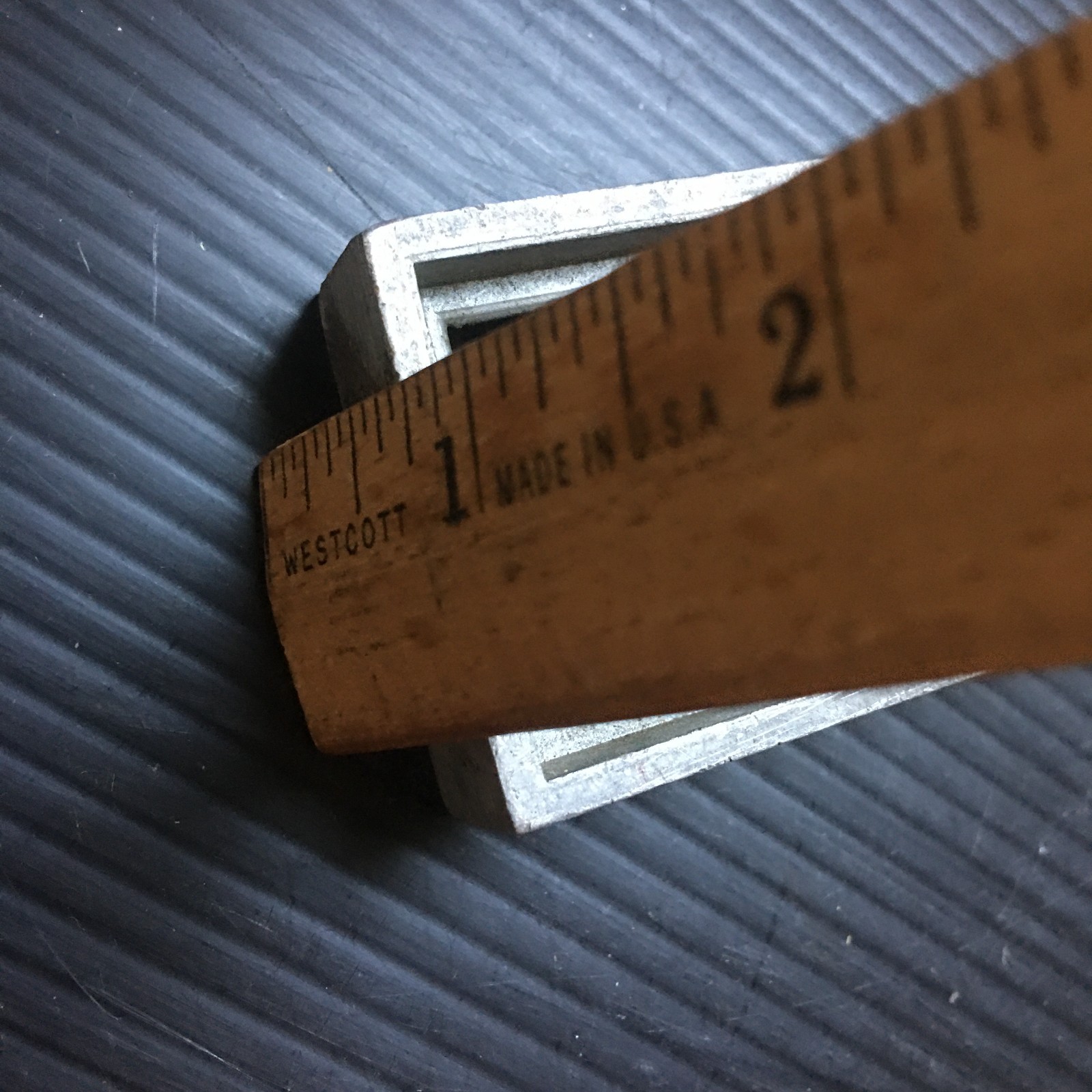 Vintage 1970s Aluminum Spirit Level Accurate Bubble 12″ Made in Japan ***Read