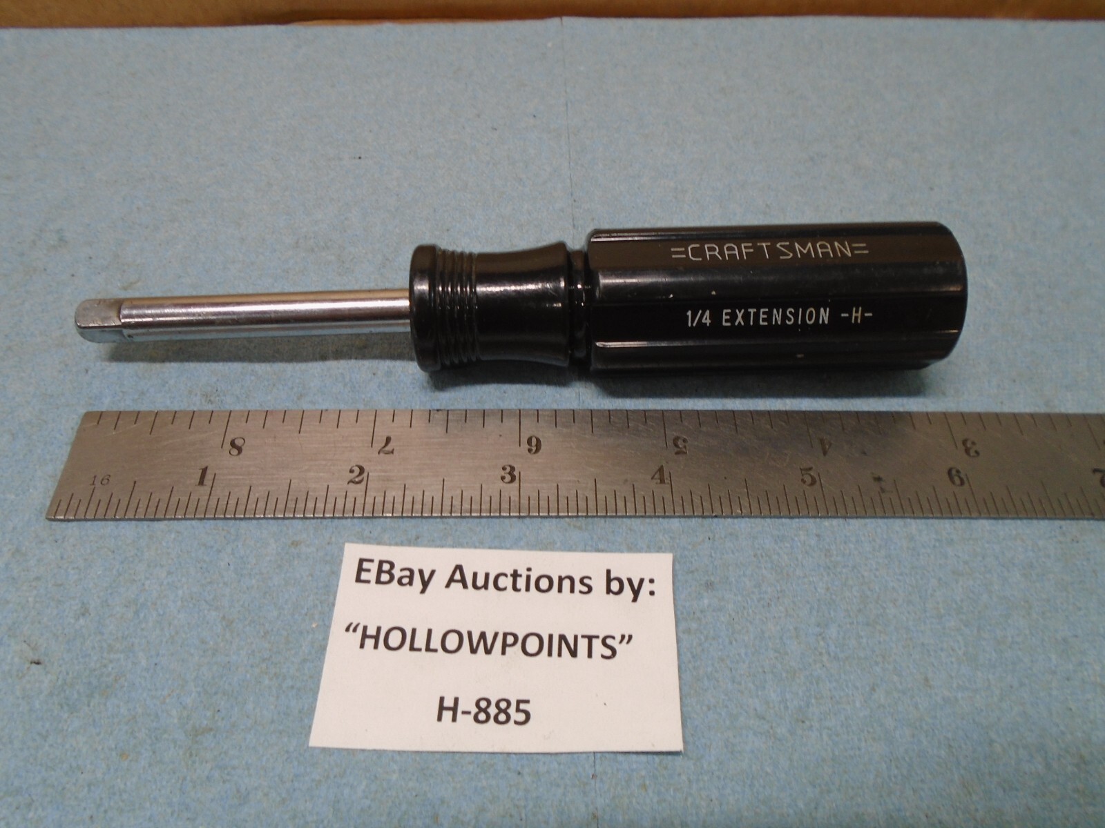 Craftsman # 43372 USA 1/4″ Hand Spinner Extension w/ – H- Code H885