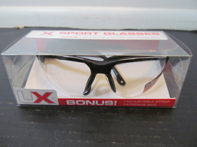 UX Umbrex Sport Glasses with Bonus Strap and Storage Bag