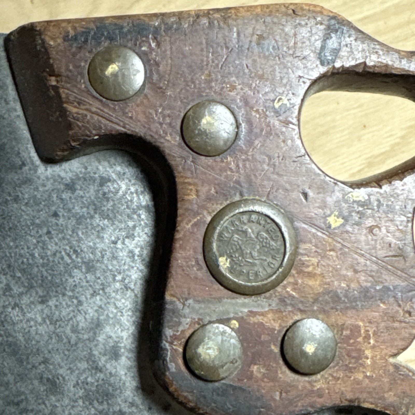 Vintage Lakeside No L 8 Hand Saw 26” Long 6 TPI