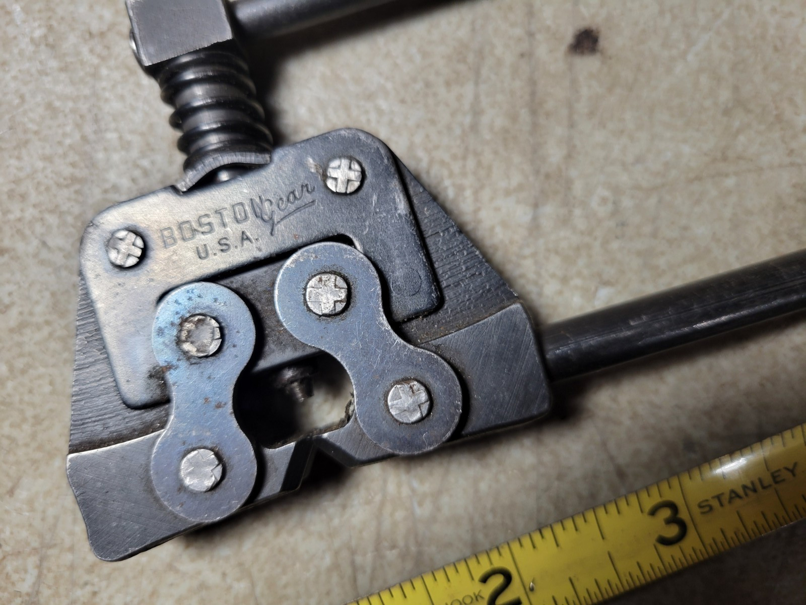 Vintage Boston Gear Chain Breaking Breaker motorcycle Bicycle industrial tool