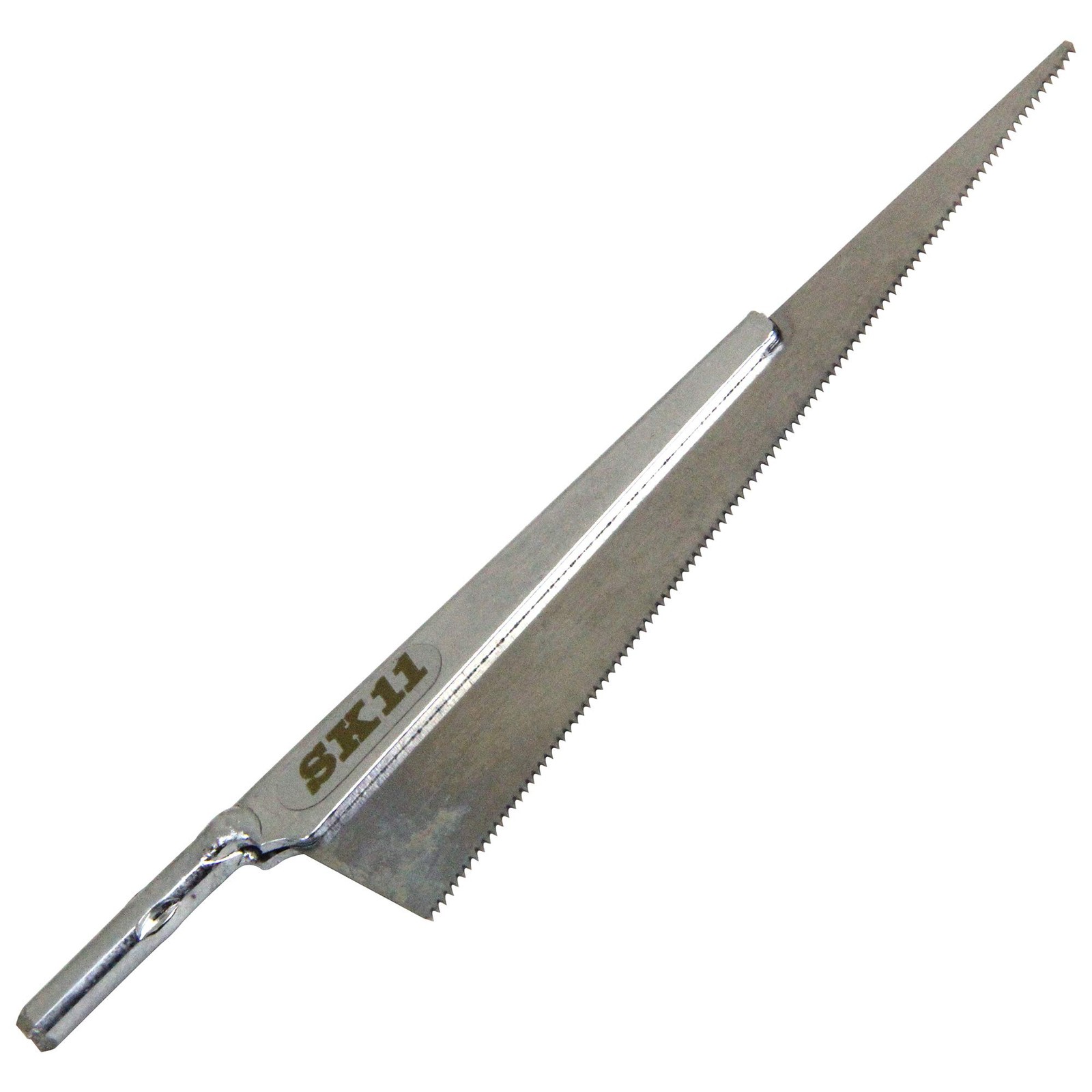 SK11 Mini Single-Edged Saw for Fine Work, PC Triangular Replacement Blade for SS