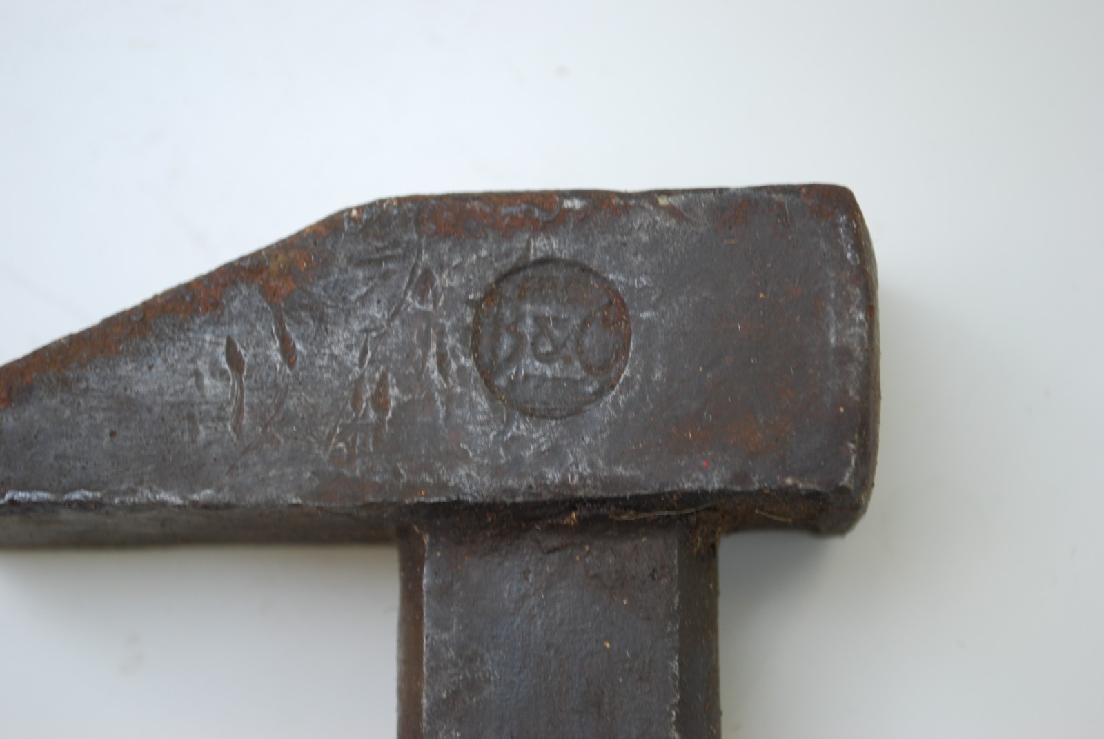 Antique Monkey wrench 15 inch all steel B&C stamp on jaw