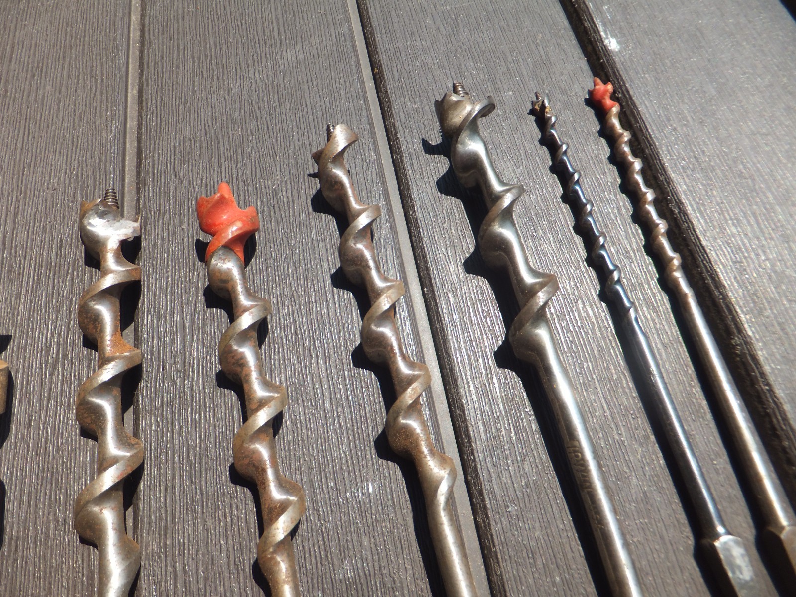 Vintage IRWIN Brace Bit Auger Drill Bits Surebor, Brazil, USofA, 5, 12, 14 Other