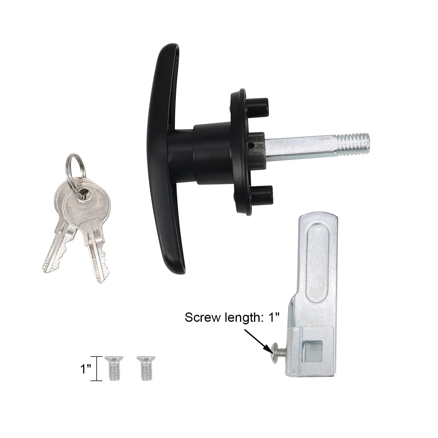 Truck Camper Lock Kit Black T Handle Locking T Handle Camper Shell Locks Set