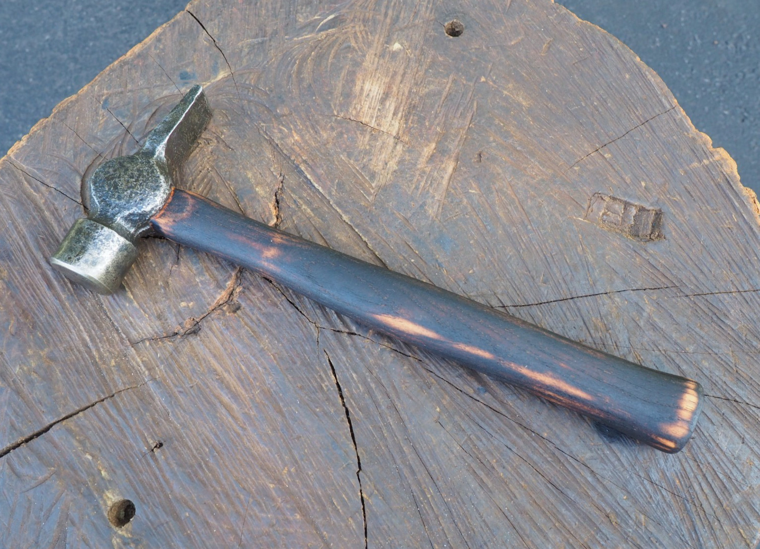 VINTAGE 1.65LB BLACKSMITH “CROSS PEIN” FORGING KNIFE HAMMER ANVIL BLADE FARRIER