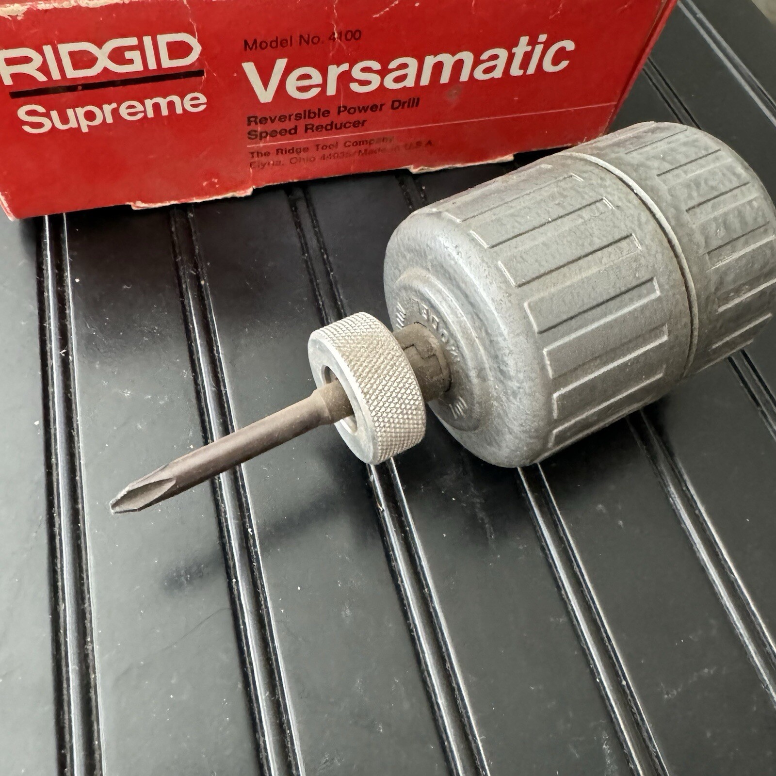 Ridgid Supreme Speed Reducer Versamatic Reversible Power Drill Driver 4100 Tool