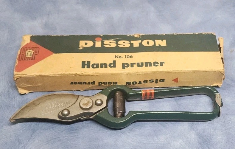 Vintage Disston No. 106 Hand Pruner H.K. Porter Era WITH ORIGINAL BOX NOS USA 9″