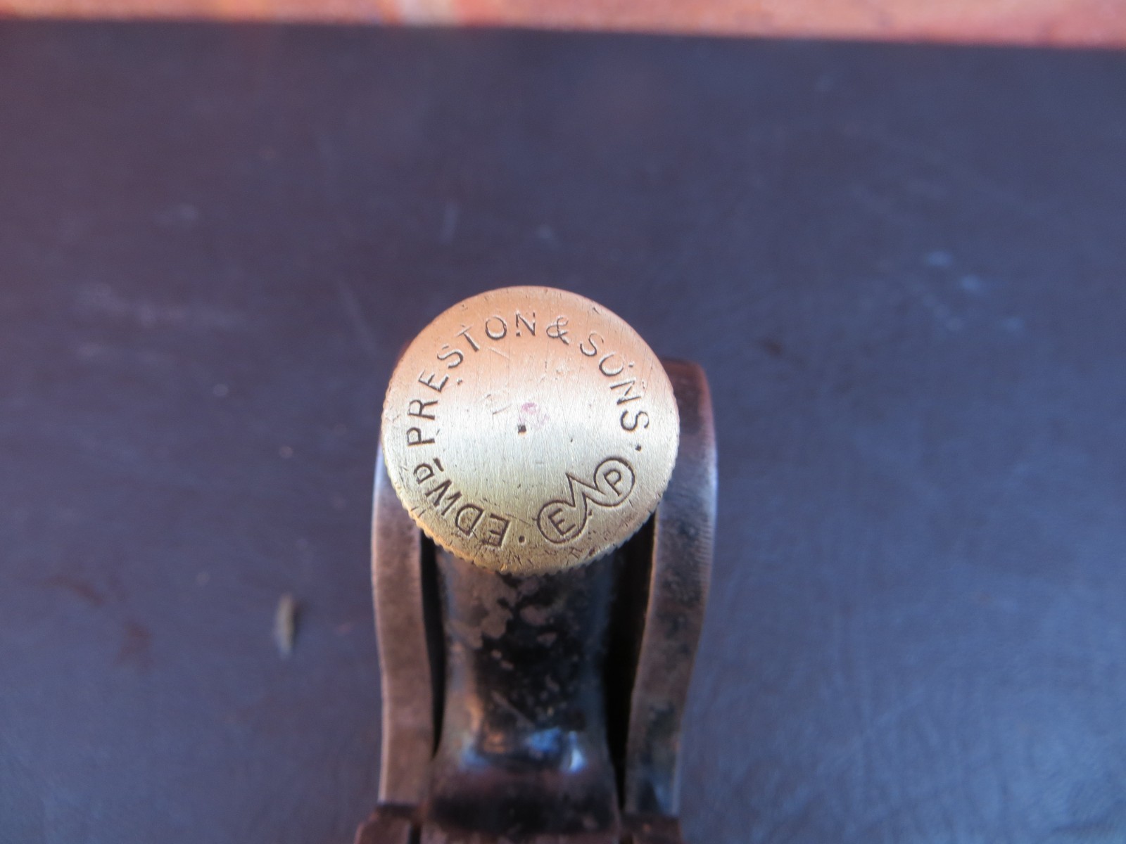 Vintage Edward Preston No. 1347 Iron Bullnose Rabbet Plane