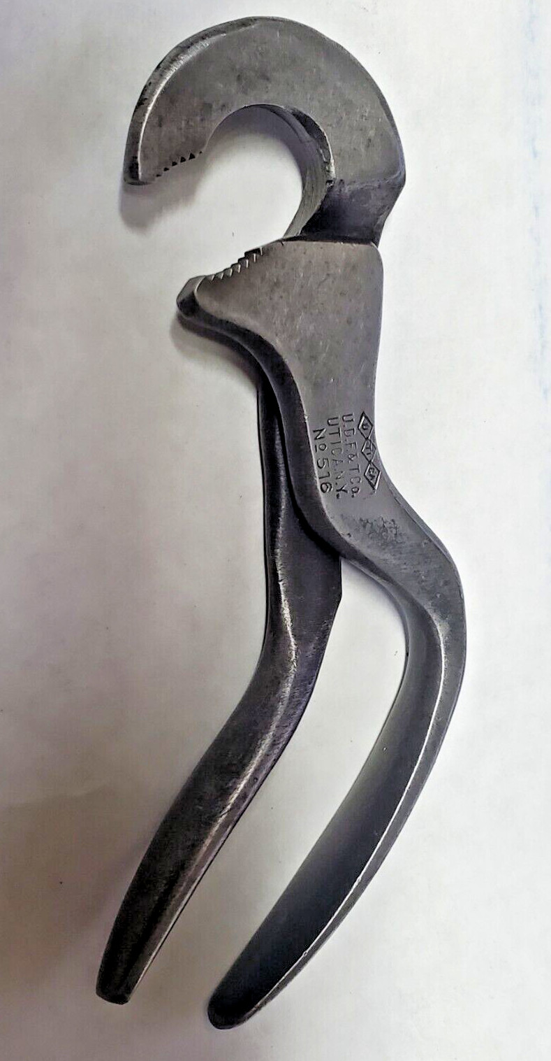 U. D. F. & T UTICA TOOL Co. No. 516 STEELDRAULIC PISTOL GRIP PLIERS 1920s-30s