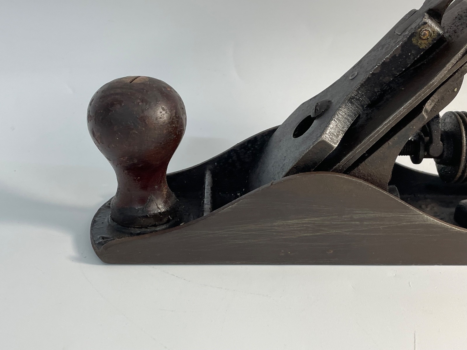 Vintage Made in USA Wood Smoothing Hand Plane 9.5″ Flat Bottom