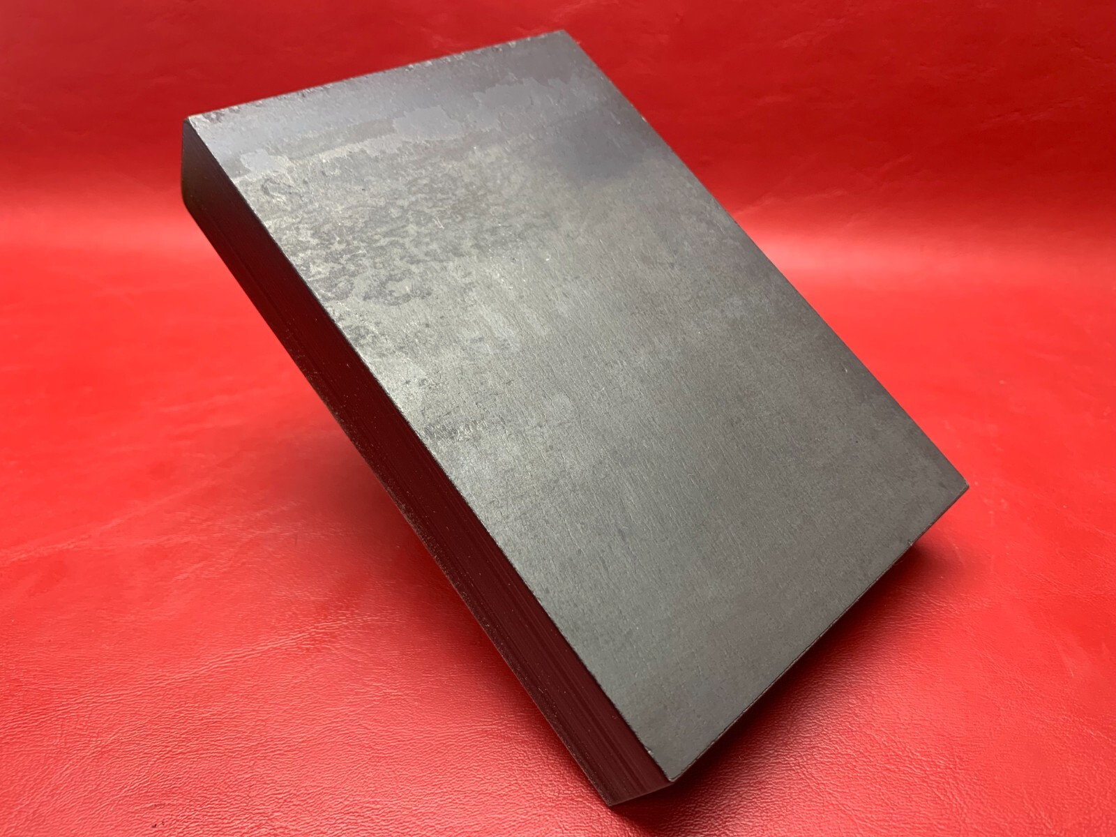 1″ Hardy Hot Cut Anvil Plate 1″ Thick 6″ x 4″ Steel Blacksmith Vise Black Paint
