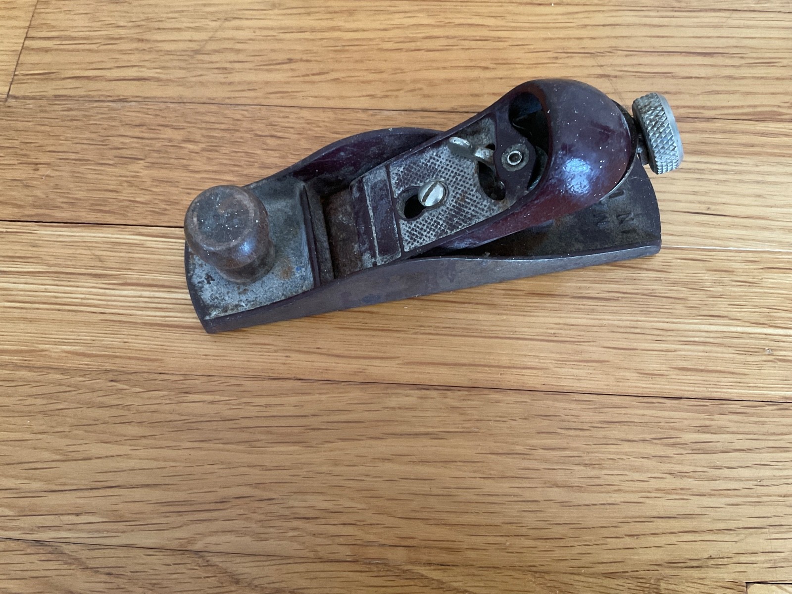 Vtg. Wood Block Plane, 7″ Length x 2″ Wide, Made in USA Unbranded