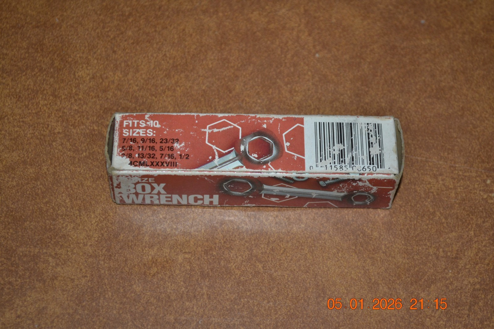 Vintage 1988 REGAL Dog Bone Box Wrench 10 Size Multi Tool #8650