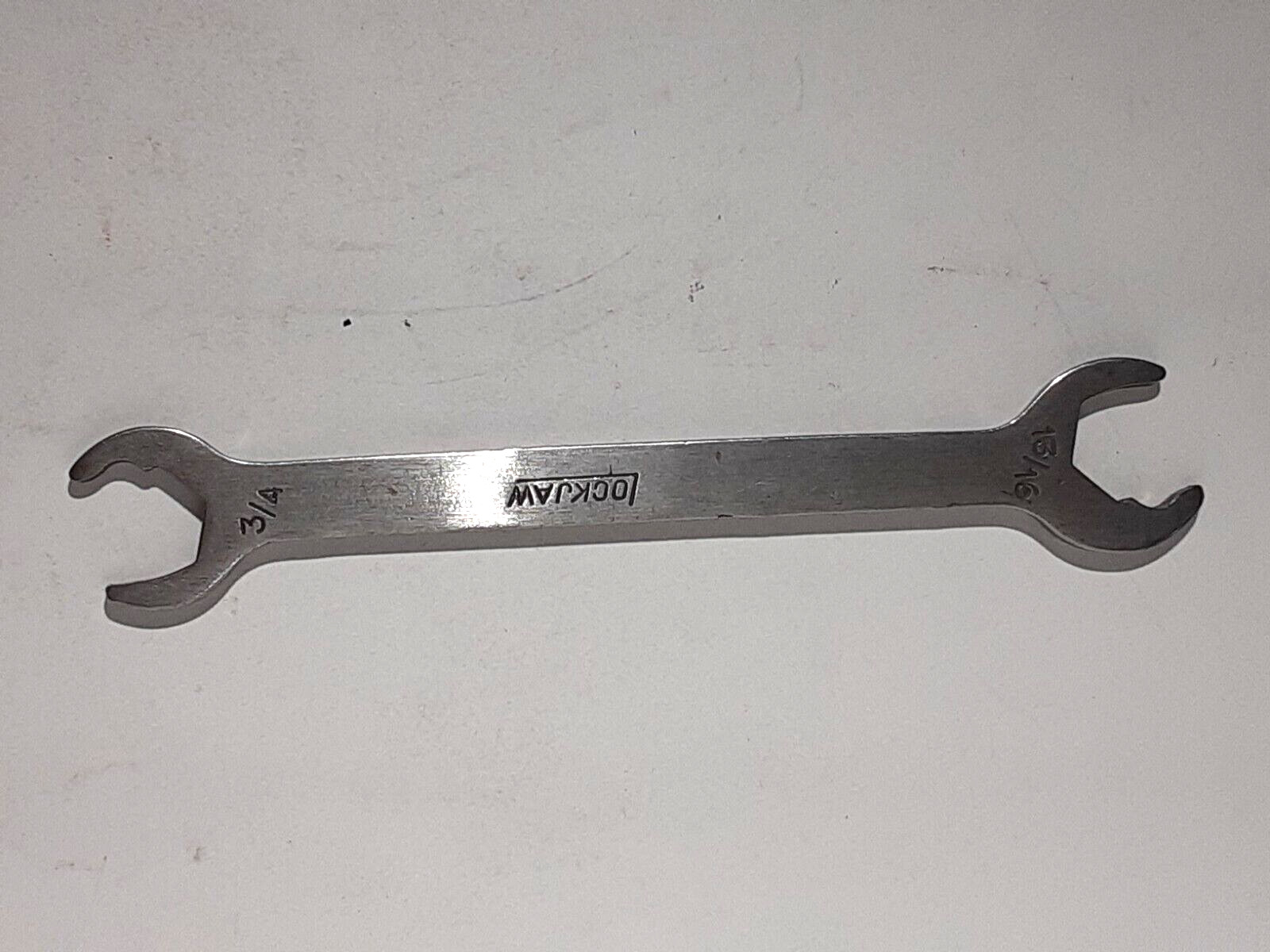 VINTAGE LOCKJAW OPEN ENDED WRENCH USA 13/16″ X 3/4″