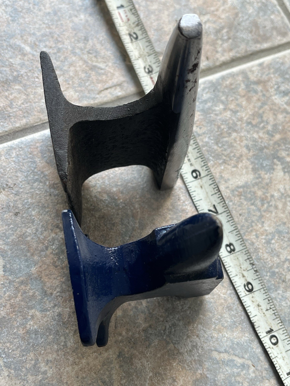 2 vtg anvils small jewlers hobbyist railroad track