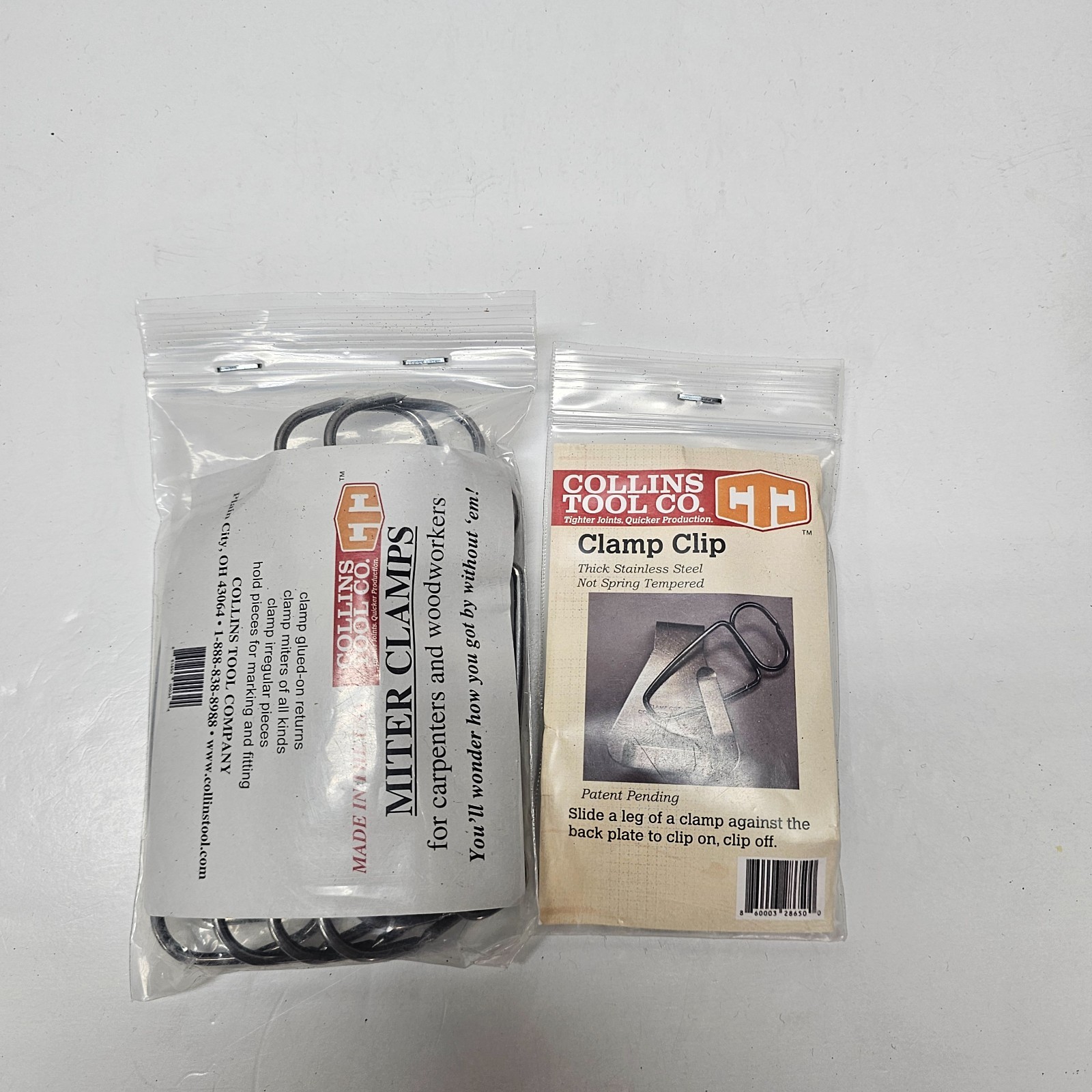 Collins 12-Pack Miter Spring Clamps Plus Clamp Clip
