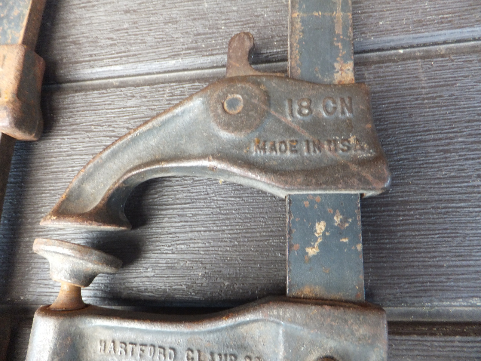 2 Vintage 18AN, 18CN, USA Hartford Clamp Co Conn. Adjustable Opens 11.25″